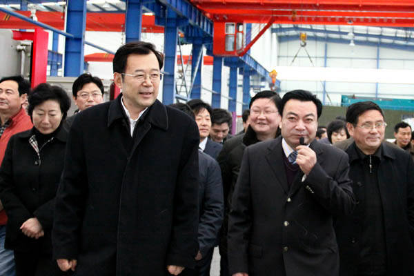 国家发改委副主任孙志刚来江南网页版官网
机床调研
